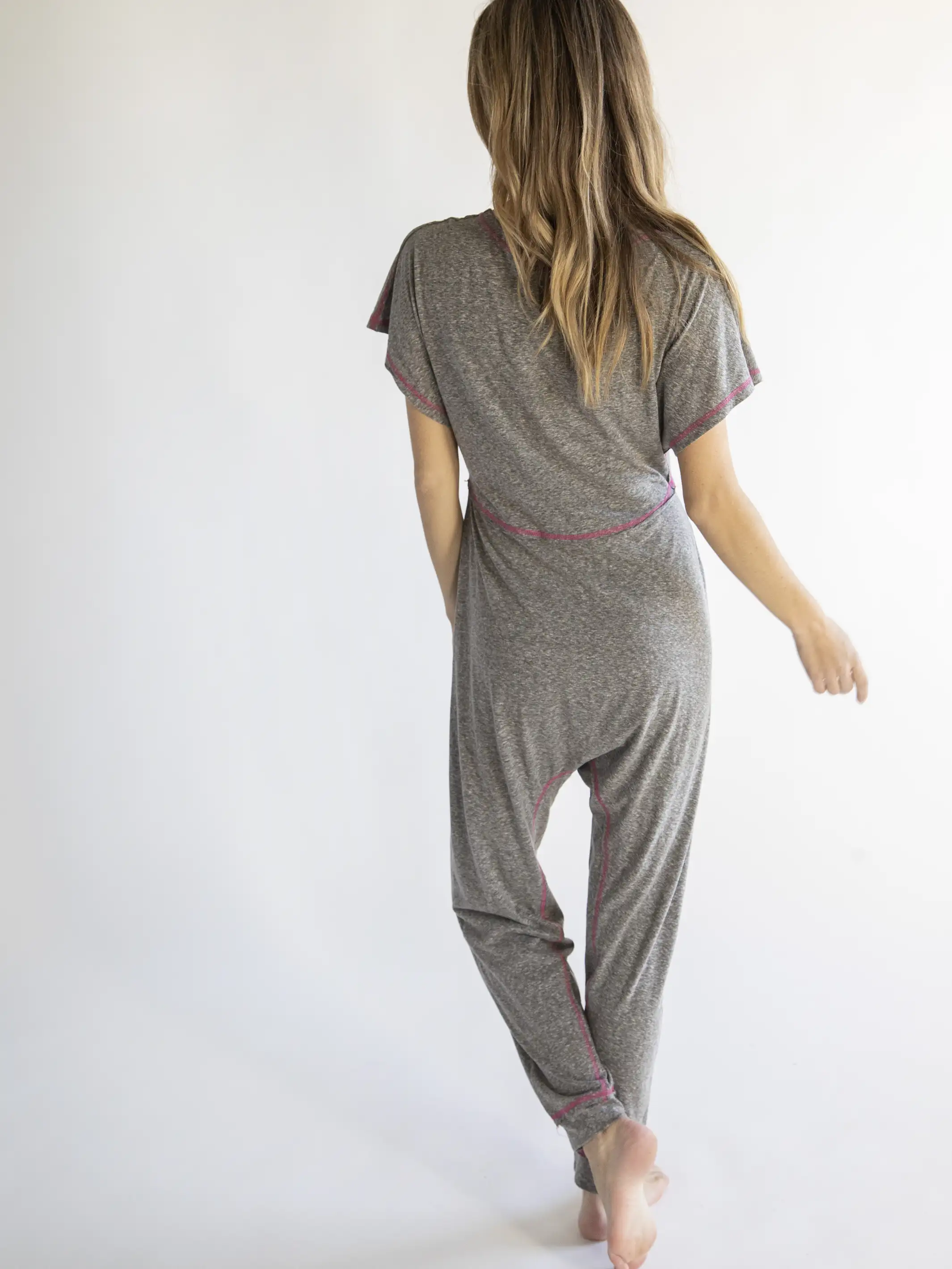Riley Jumpsuit - Heather Grey